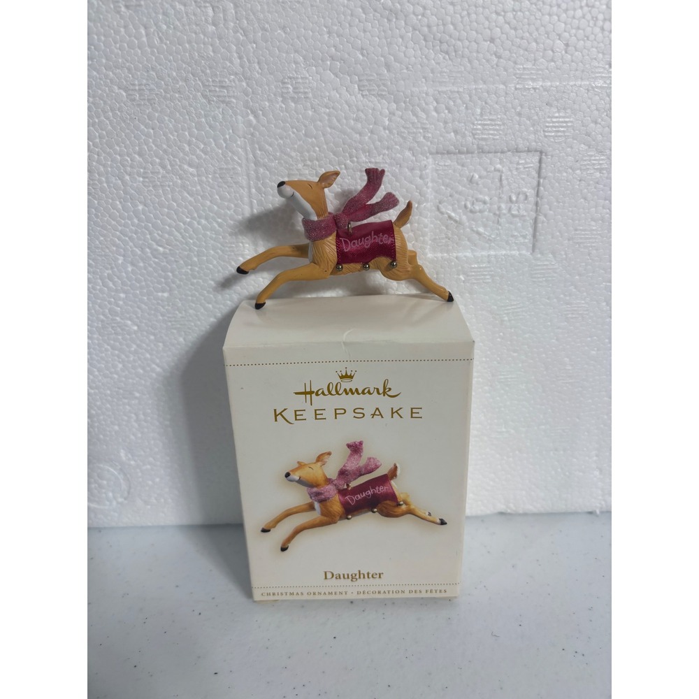 Hallmark Keepsake Daughter Reindeer Christmas Ornament‎ 2006